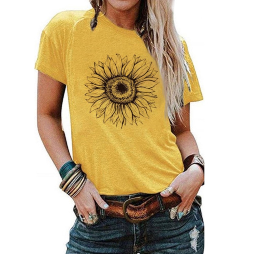 COMING SOON! Sunflower tee